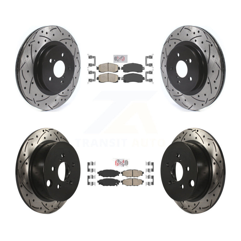 Transit Auto KDA-100848 Disc Brake Kit for 2017-2023 Subaru Crosstrek, Subaru Impreza - Front and Rear product image