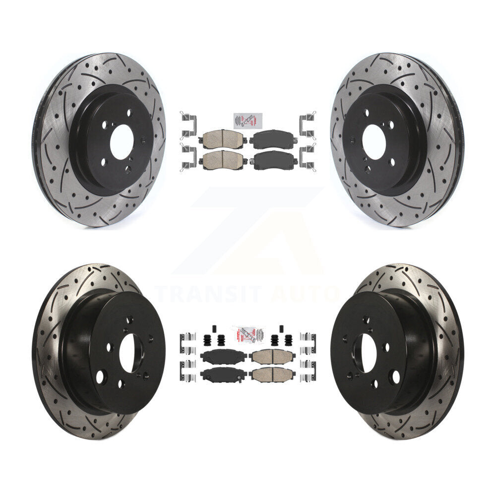 Transit Auto KDA-100849 Disc Brake Kit for 2017-2023 Subaru Crosstrek, Subaru Impreza - Front and Rear product image