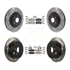 Transit Auto KDA-100849 Disc Brake Kit for 2017-2023 Subaru Crosstrek, Subaru Impreza - Front and Rear product image