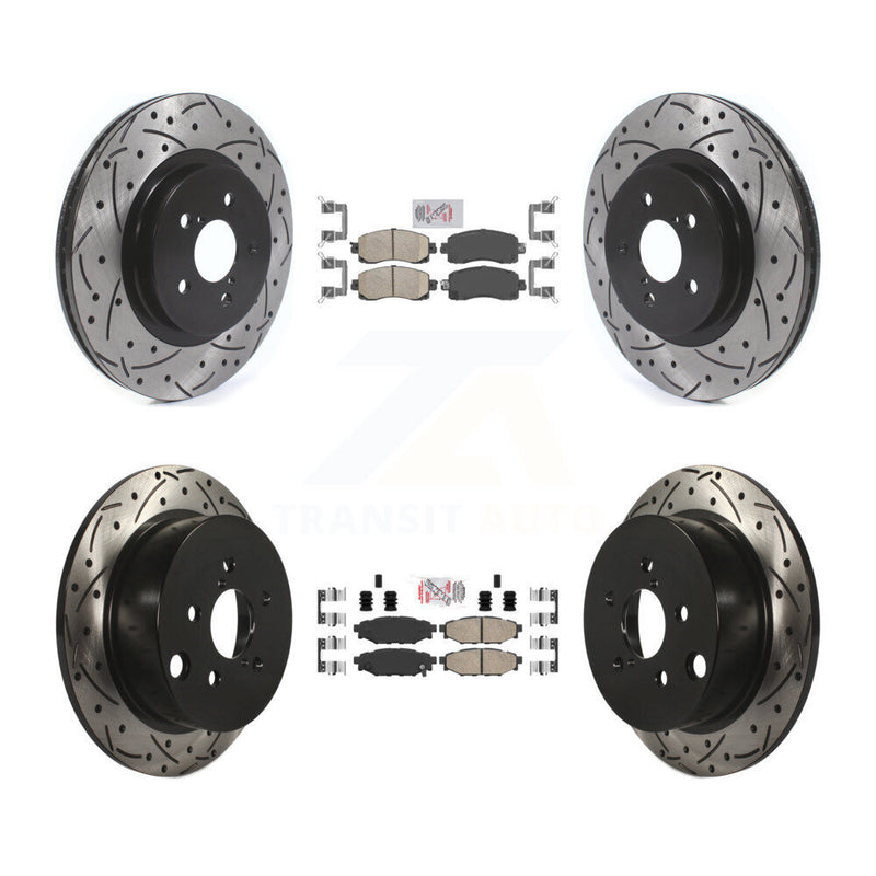 Transit Auto KDA-100849 Disc Brake Kit for 2017-2023 Subaru Crosstrek, Subaru Impreza - Front and Rear product image