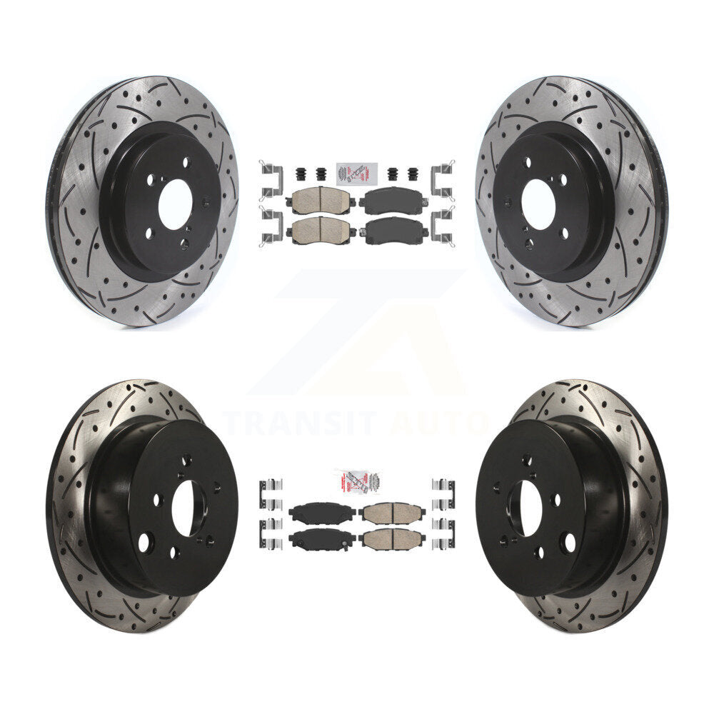 Transit Auto KDA-100850 Disc Brake Kit for 2017-2023 Subaru Crosstrek, Subaru Impreza - Front and Rear product image