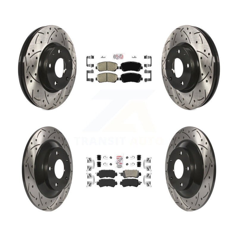 Transit Auto KDA-100852 Disc Brake Kit for 2013-2015 Mazda CX-5 - Front and Rear product image