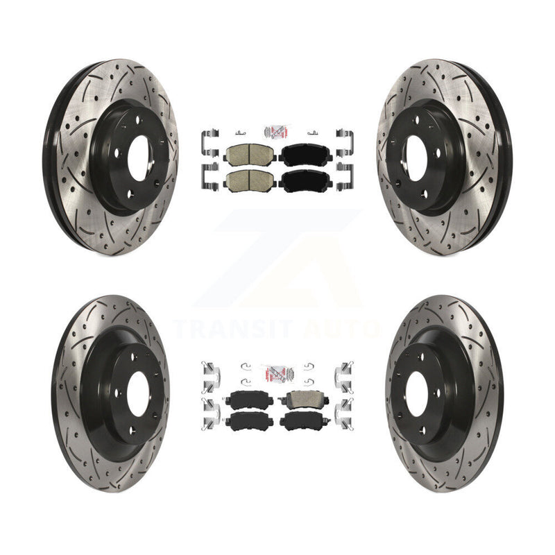 Transit Auto KDA-100853 Disc Brake Kit for 2013-2015 Mazda CX-5 - Front and Rear product image