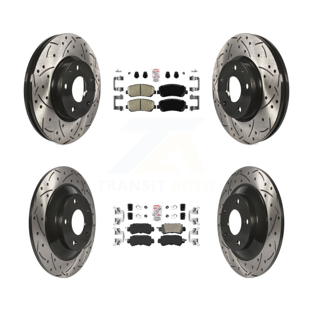 Transit Auto KDA-100854 Disc Brake Kit for 2013-2015 Mazda CX-5 - Front and Rear product image
