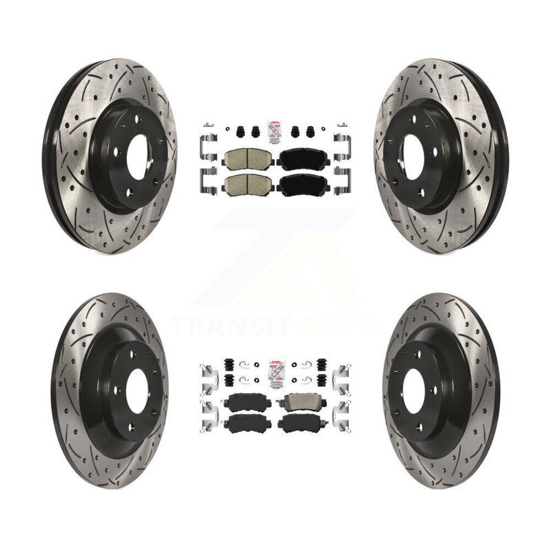 Transit Auto KDA-100854 Disc Brake Kit for 2013-2015 Mazda CX-5 - Front and Rear product image