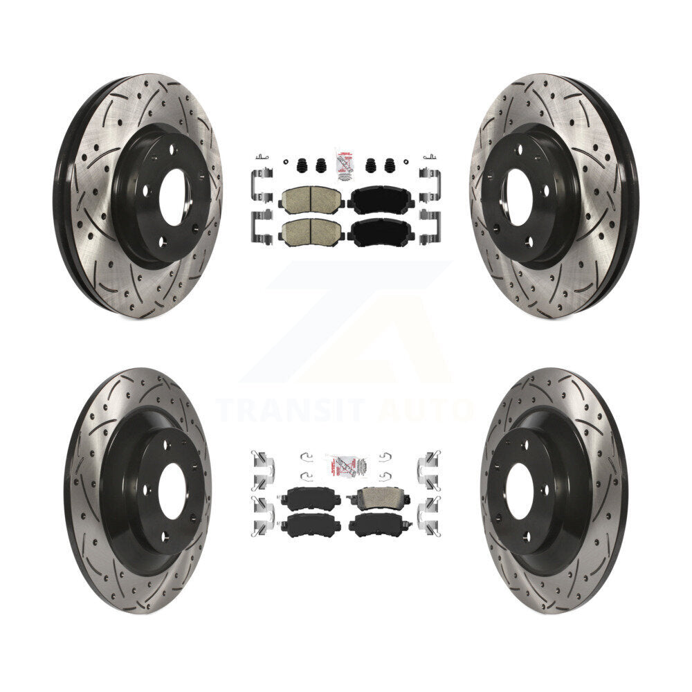 Transit Auto KDA-100855 Disc Brake Kit for 2013-2015 Mazda CX-5 - Front and Rear product image