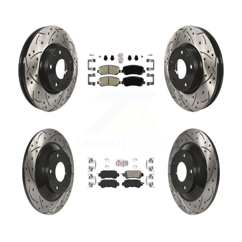 Transit Auto KDA-100855 Disc Brake Kit for 2013-2015 Mazda CX-5 - Front and Rear product image