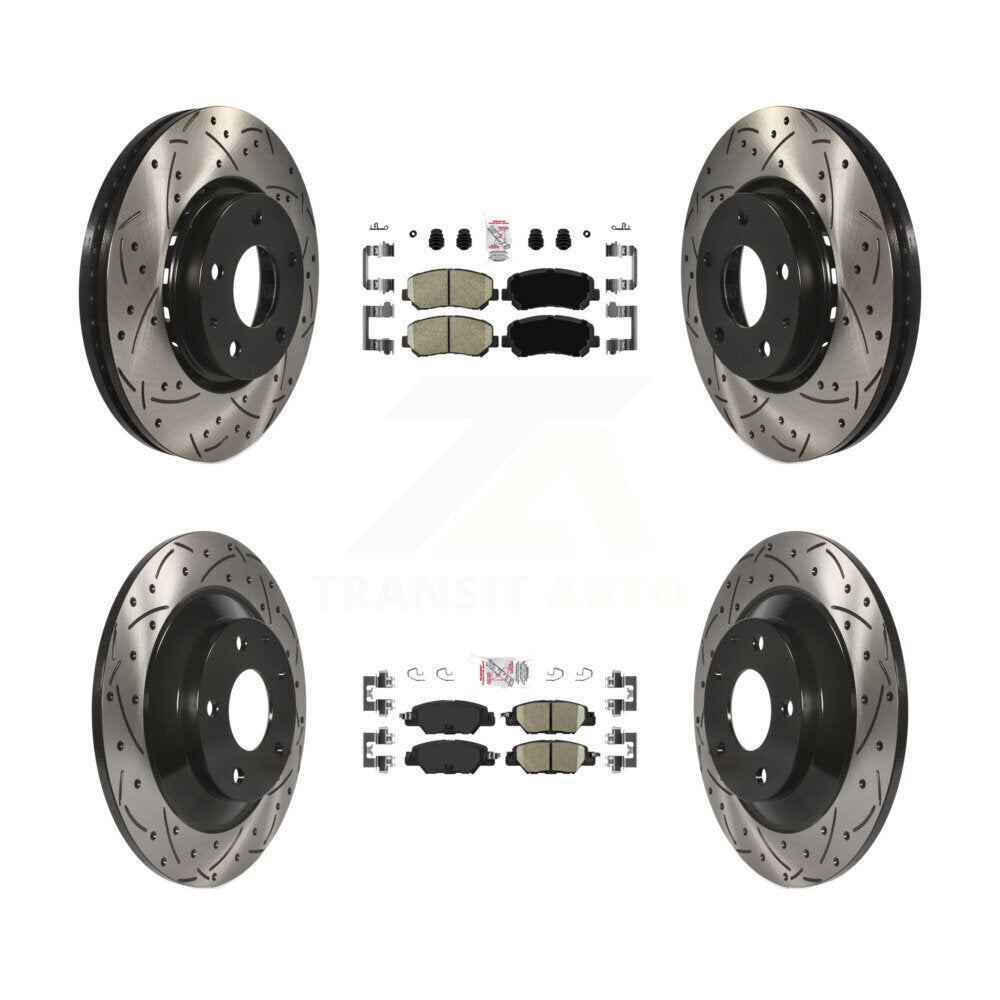 Transit Auto KDA-100859 Disc Brake Kit for 2016-2024 Mazda CX-5 - Front and Rear product image
