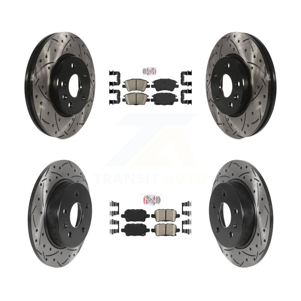 Transit Auto KDA-100884 Disc Brake Kit for 2016-2022 Chevrolet Bolt EUV, Chevrolet Bolt EV, Chevrolet Cruze & more - Front and Rear product image