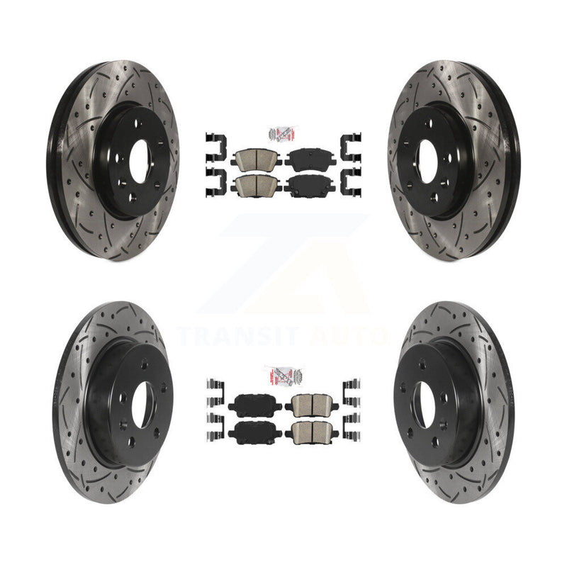 Transit Auto KDA-100884 Disc Brake Kit for 2016-2022 Chevrolet Bolt EUV, Chevrolet Bolt EV, Chevrolet Cruze & more - Front and Rear product image