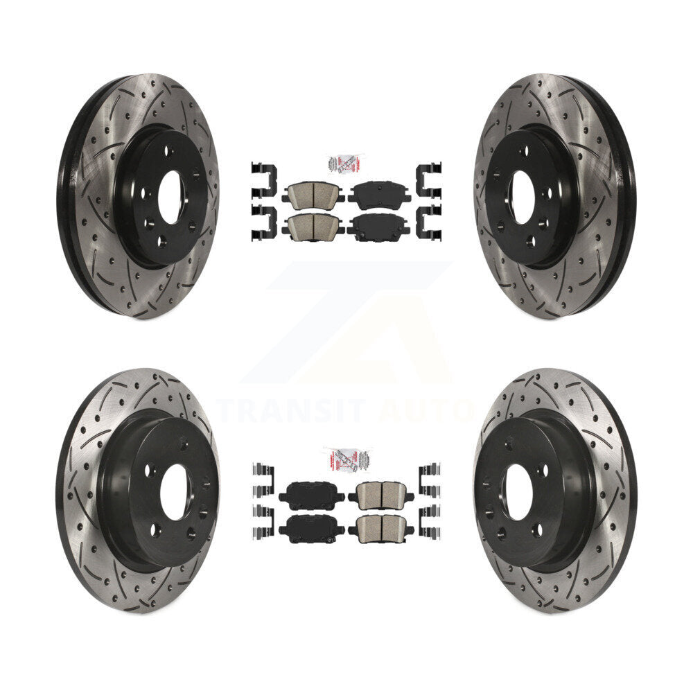 Transit Auto KDA-100885 Disc Brake Kit for 2016 Chevrolet Cruze - Front and Rear product image