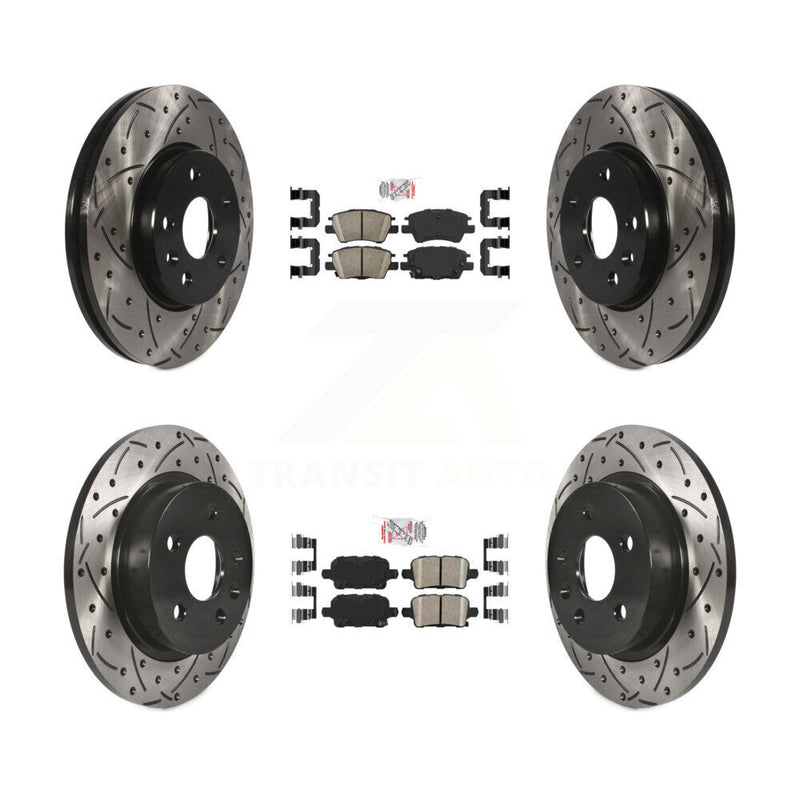 Transit Auto KDA-100885 Disc Brake Kit for 2016 Chevrolet Cruze - Front and Rear product image