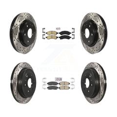Transit Auto KDA-100886 Disc Brake Kit for 2007-2017 GMC Acadia Limited, Chevrolet Traverse, Buick Enclave & more - Front and Rear product image