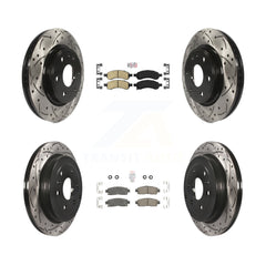 Transit Auto KDA-100887 Disc Brake Kit for 2007-2017 GMC Acadia Limited, Chevrolet Traverse, Buick Enclave & more - Front and Rear product image