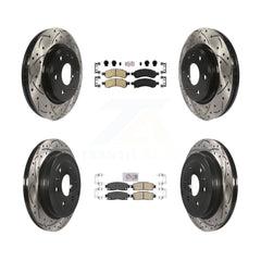 Transit Auto KDA-100888 Disc Brake Kit for 2007-2017 GMC Acadia Limited, Chevrolet Traverse, Buick Enclave & more - Front and Rear product image
