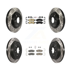 Transit Auto KDA-100889 Disc Brake Kit for 2007-2017 GMC Acadia Limited, Chevrolet Traverse, Buick Enclave & more - Front and Rear product image