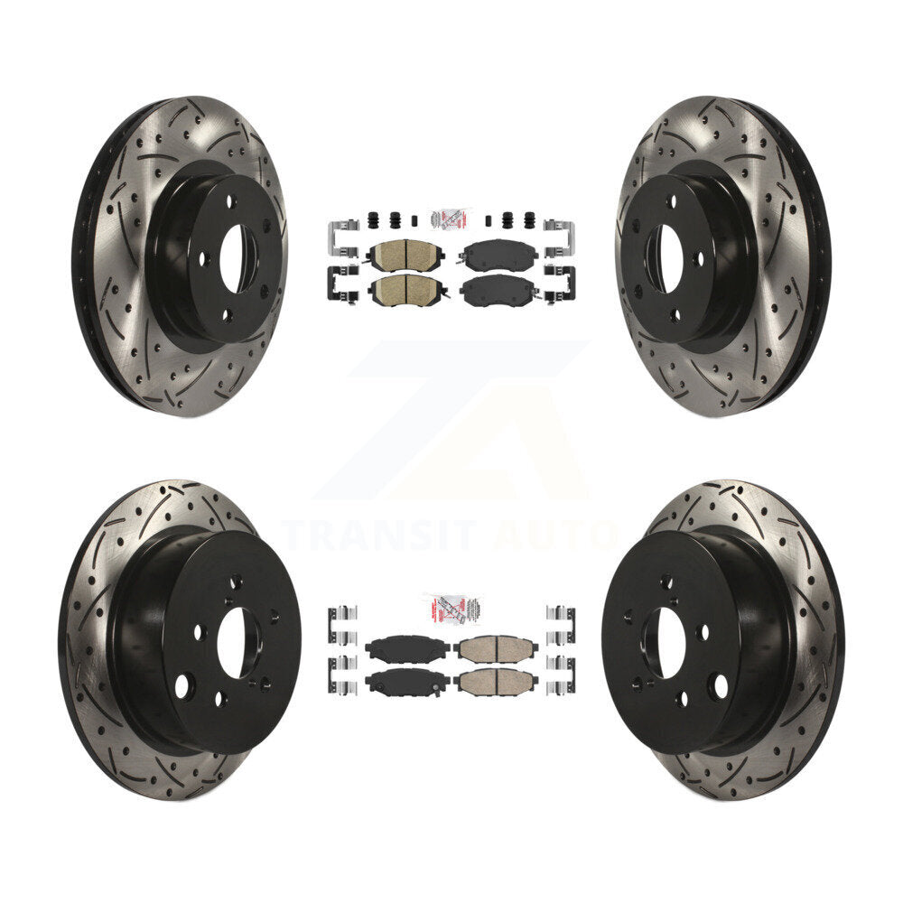 Transit Auto KDA-100895 Disc Brake Kit for 2012-2016 Subaru Impreza - Front and Rear product image