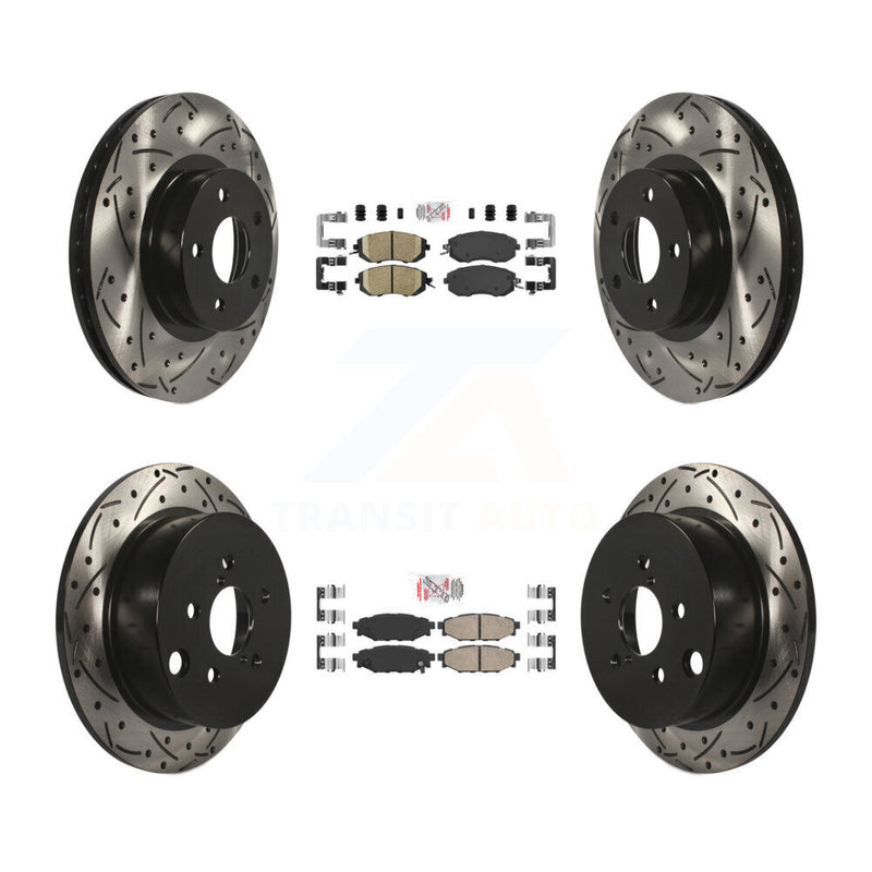 Transit Auto KDA-100895 Disc Brake Kit for 2012-2016 Subaru Impreza - Front and Rear product image