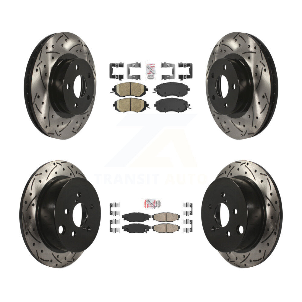 Transit Auto KDA-100902 Disc Brake Kit for 2012-2016 Subaru Impreza - Front and Rear product image