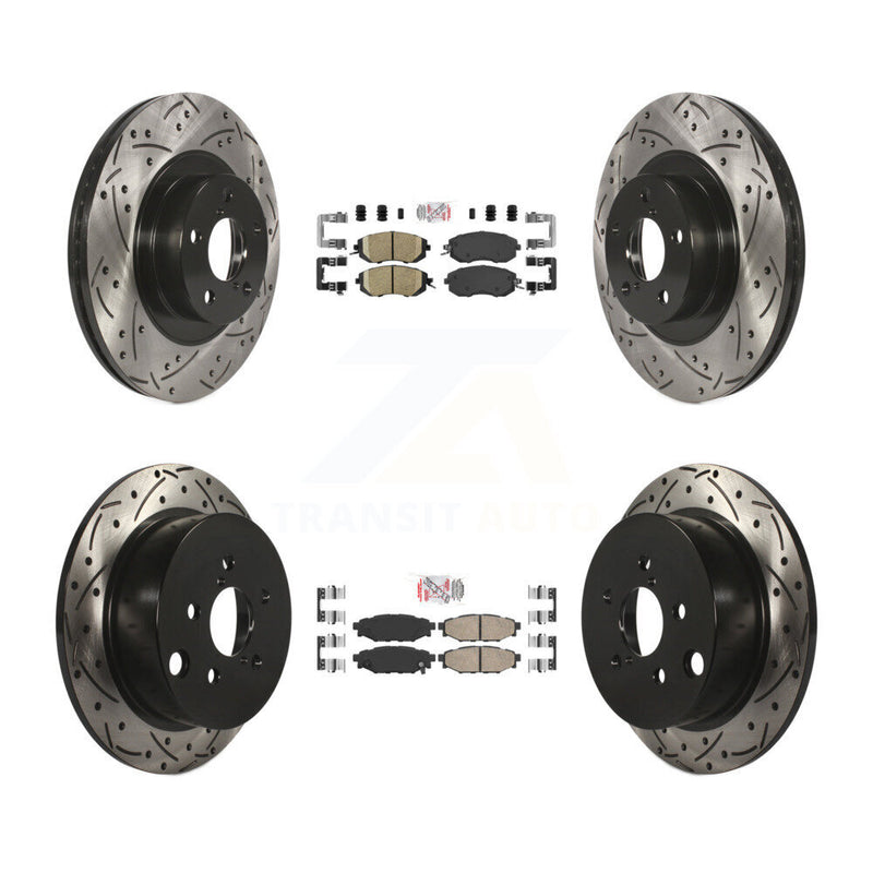 Transit Auto KDA-100907 Disc Brake Kit for 2013-2018 Subaru Crosstrek, Subaru Forester, Subaru XV Crosstrek - Front and Rear product image