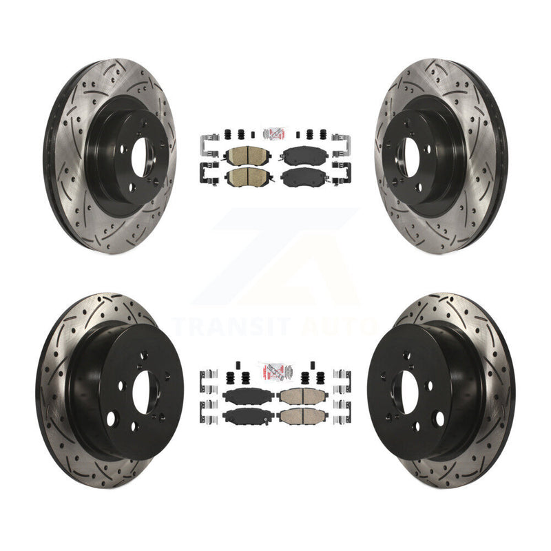 Transit Auto KDA-100908 Disc Brake Kit for 2013-2018 Subaru Crosstrek, Subaru Forester, Subaru XV Crosstrek - Front and Rear product image