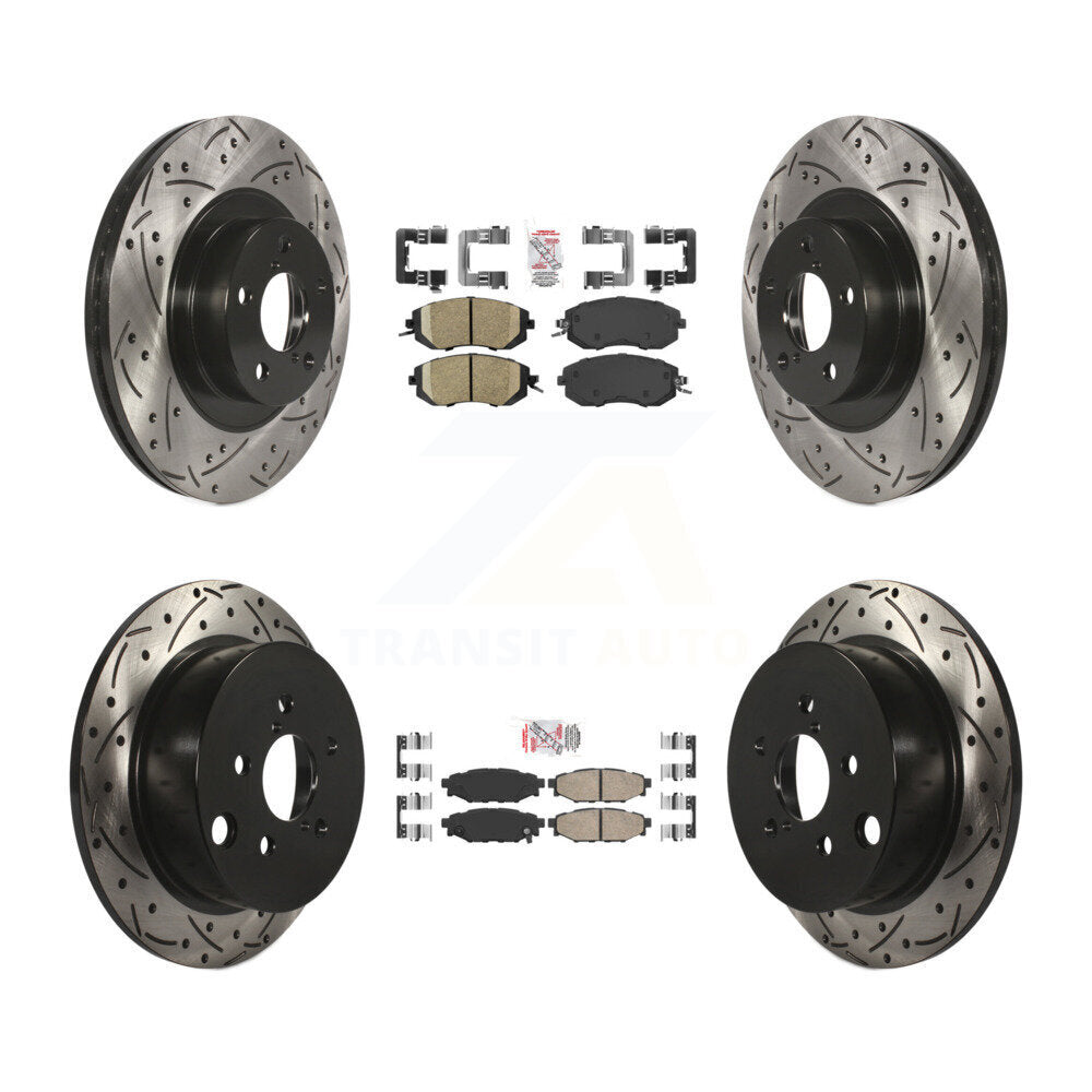 Transit Auto KDA-100909 Disc Brake Kit for 2013-2018 Subaru Crosstrek, Subaru Forester, Subaru XV Crosstrek - Front and Rear product image