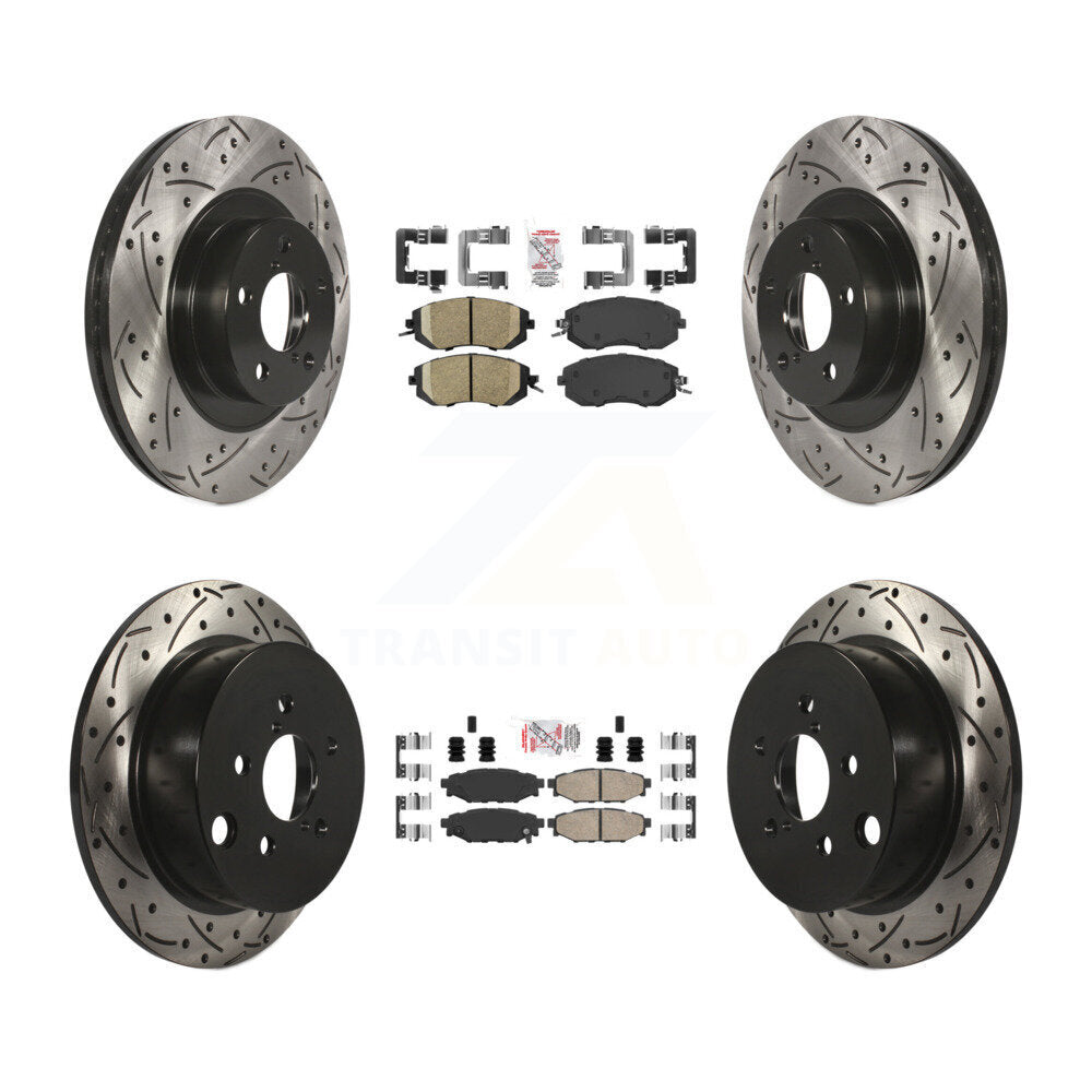 Transit Auto KDA-100910 Disc Brake Kit for 2013-2018 Subaru Crosstrek, Subaru Forester, Subaru XV Crosstrek - Front and Rear product image