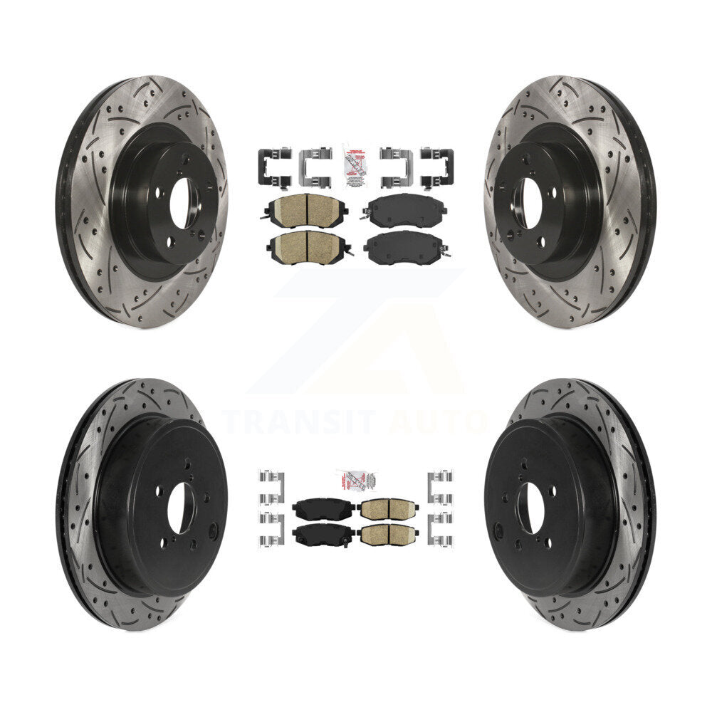 Transit Auto KDA-100912 Disc Brake Kit for 2017-2023 Subaru BRZ, Toyota GR86, Toyota 86 - Front and Rear product image