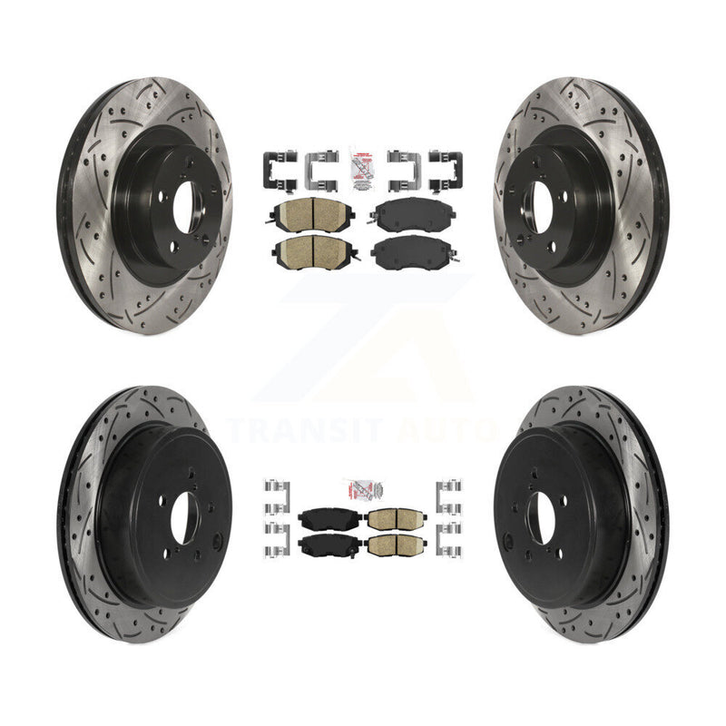 Transit Auto KDA-100912 Disc Brake Kit for 2017-2023 Subaru BRZ, Toyota GR86, Toyota 86 - Front and Rear product image