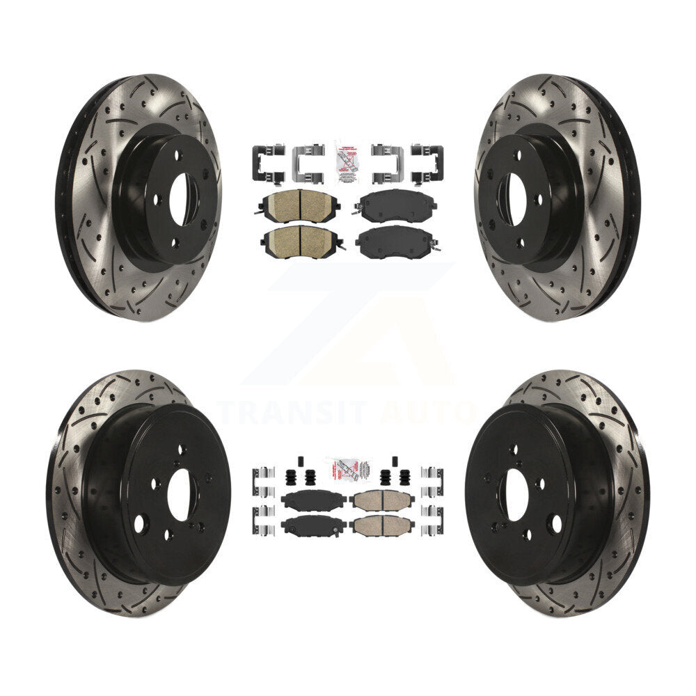 Transit Auto KDA-100916 Disc Brake Kit for 2011 Subaru Impreza - Front and Rear product image