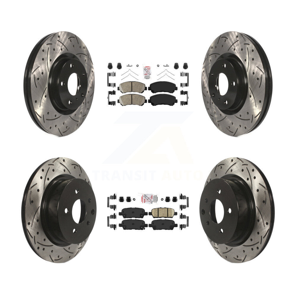 Transit Auto KDA-100917 Disc Brake Kit for 2009-2022 Nissan Maxima - Front and Rear product image
