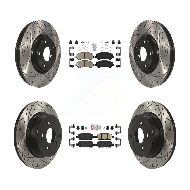 Transit Auto KDA-100917 Disc Brake Kit for 2009-2022 Nissan Maxima - Front and Rear product image