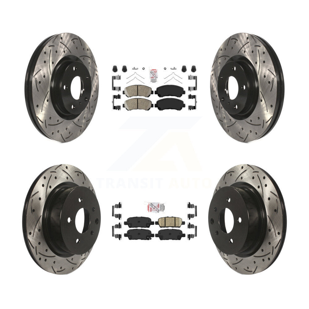 Transit Auto KDA-100918 Disc Brake Kit for 2009-2022 Nissan Maxima - Front and Rear product image