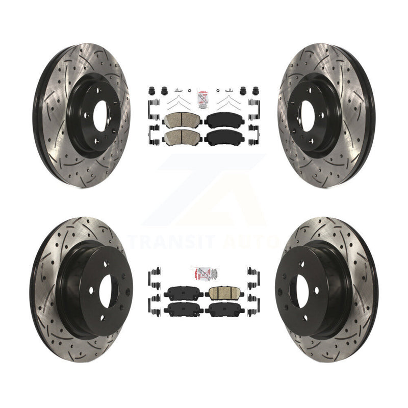 Transit Auto KDA-100918 Disc Brake Kit for 2009-2022 Nissan Maxima - Front and Rear product image