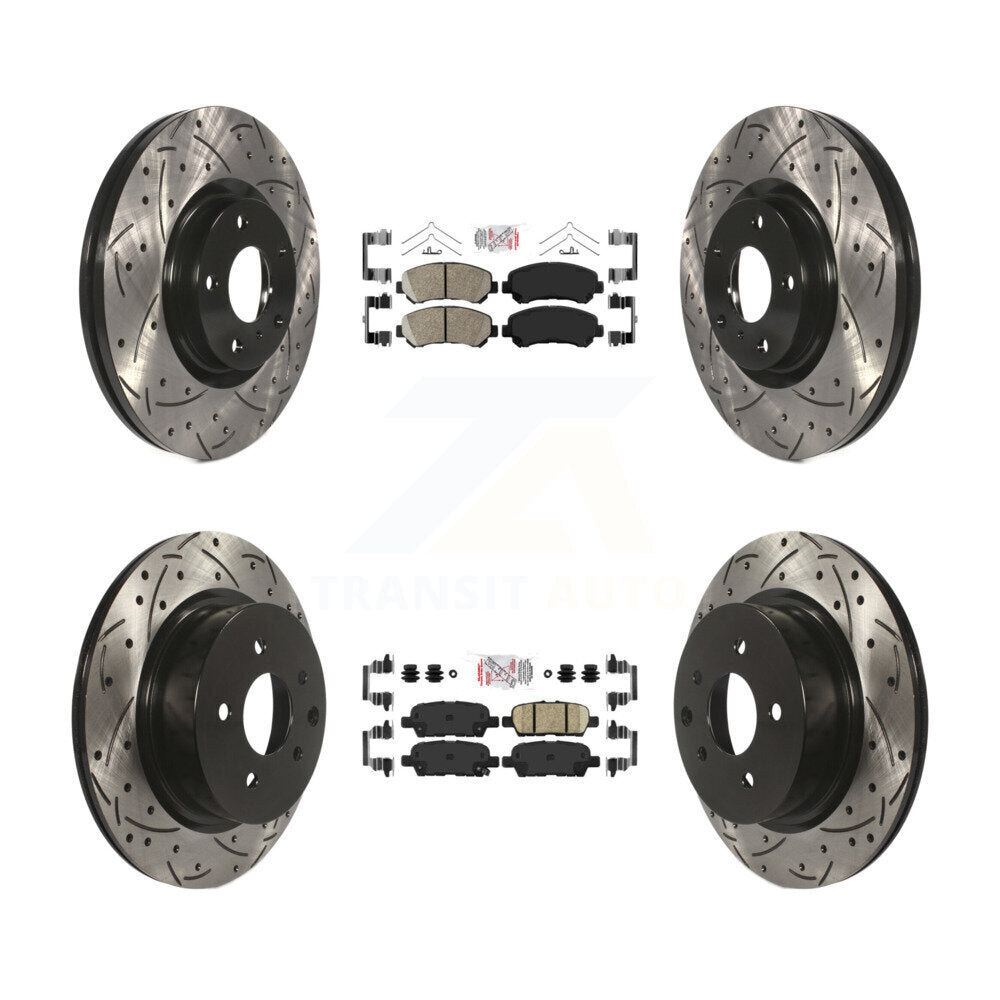 Transit Auto KDA-100919 Disc Brake Kit for 2009-2022 Nissan Maxima - Front and Rear product image