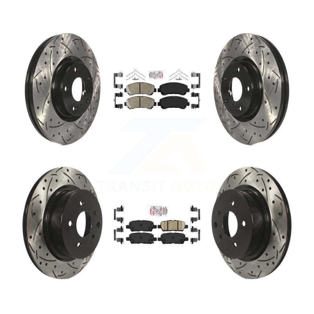 Transit Auto KDA-100920 Disc Brake Kit for 2009-2022 Nissan Maxima - Front and Rear product image
