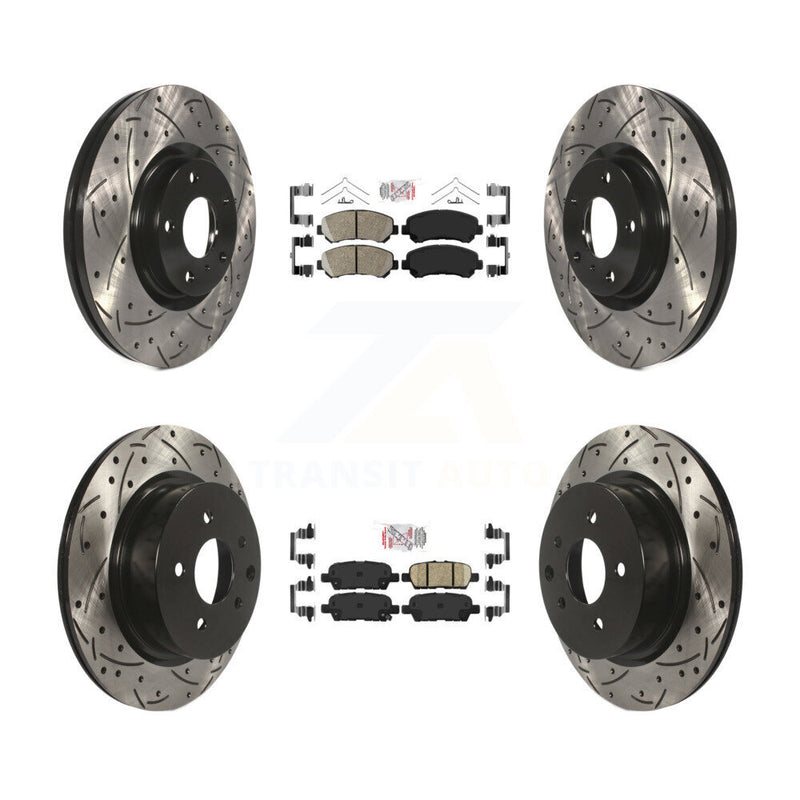 Transit Auto KDA-100920 Disc Brake Kit for 2009-2022 Nissan Maxima - Front and Rear product image
