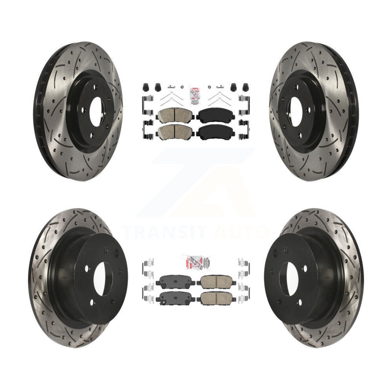 Transit Auto KDA-100926 Disc Brake Kit for 2007-2012 Nissan Sentra - Front and Rear product image