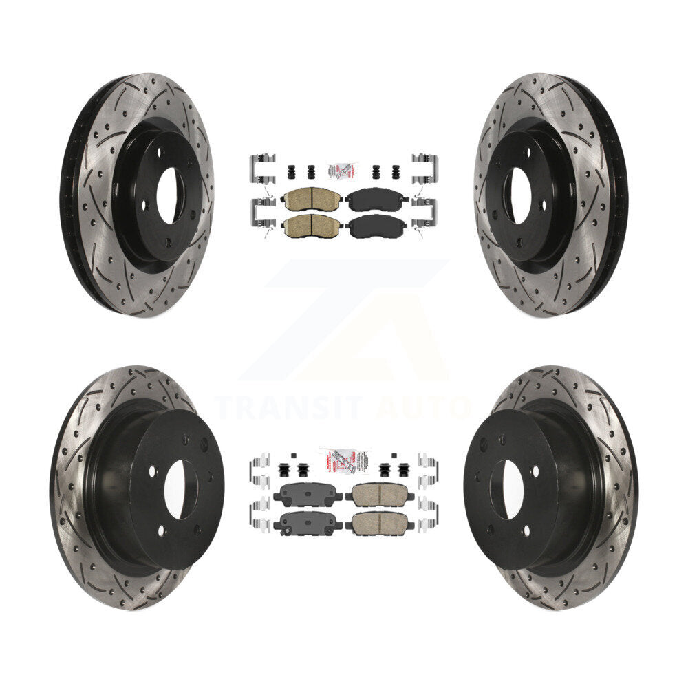 Transit Auto KDA-100929 Disc Brake Kit for 2007-2012 Nissan Sentra - Front and Rear product image
