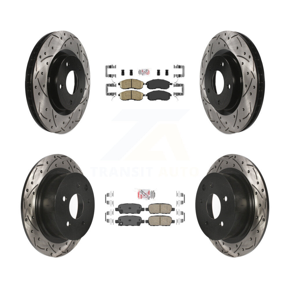 Transit Auto KDA-100930 Disc Brake Kit for 2007-2012 Nissan Sentra - Front and Rear product image