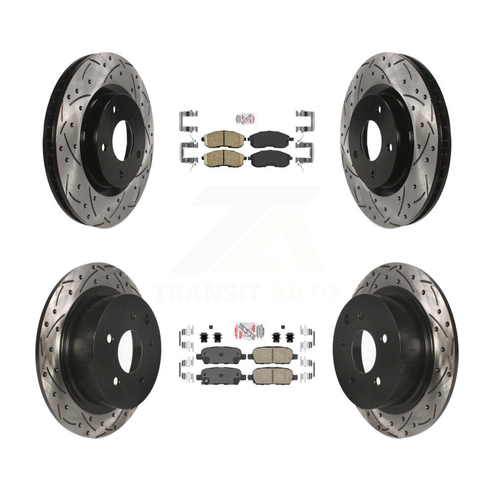Transit Auto KDA-100931 Disc Brake Kit for 2007-2012 Nissan Sentra - Front and Rear product image