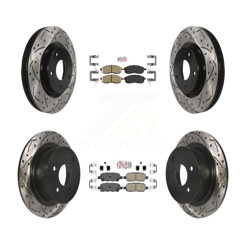 Transit Auto KDA-100931 Disc Brake Kit for 2007-2012 Nissan Sentra - Front and Rear product image