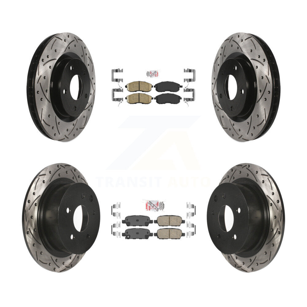 Transit Auto KDA-100932 Disc Brake Kit for 2007-2012 Nissan Sentra - Front and Rear product image