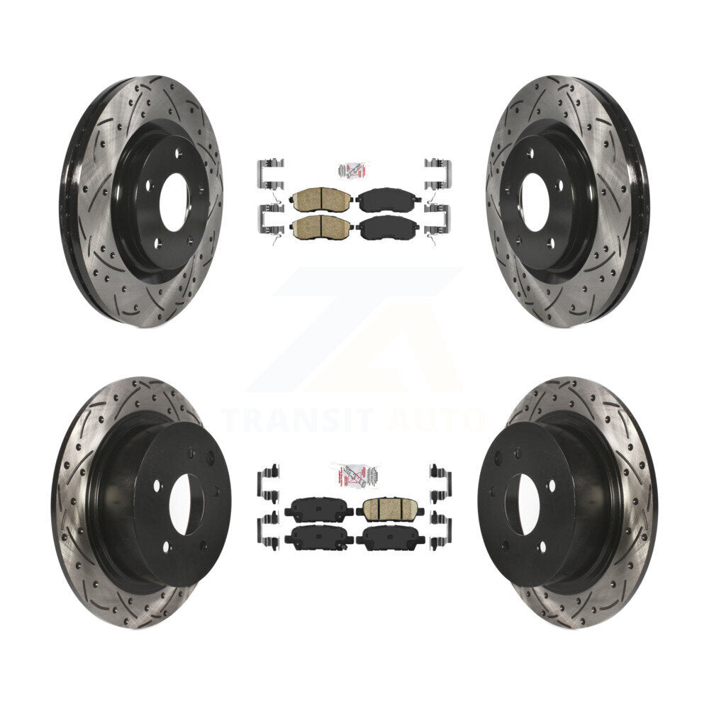 Transit Auto KDA-100937 Disc Brake Kit for 2011-2017 Nissan Juke - Front and Rear product image