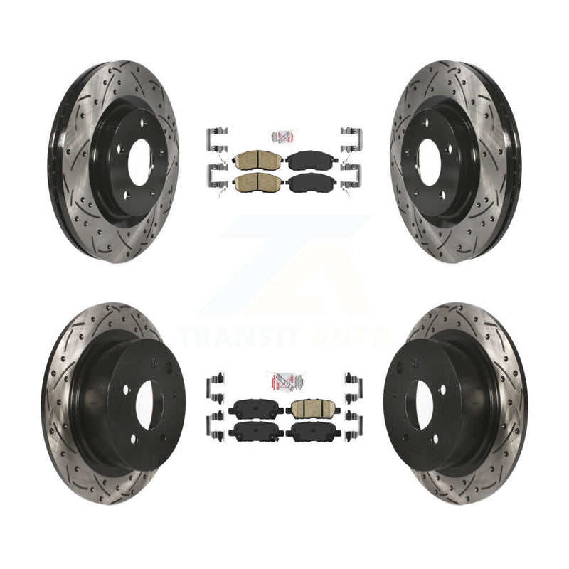 Transit Auto KDA-100937 Disc Brake Kit for 2011-2017 Nissan Juke - Front and Rear product image