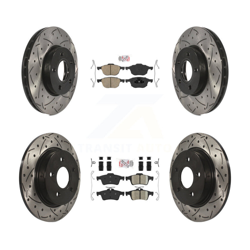 Transit Auto KDA-100938 Disc Brake Kit for 2012-2018 Ford Focus - Front and Rear product image