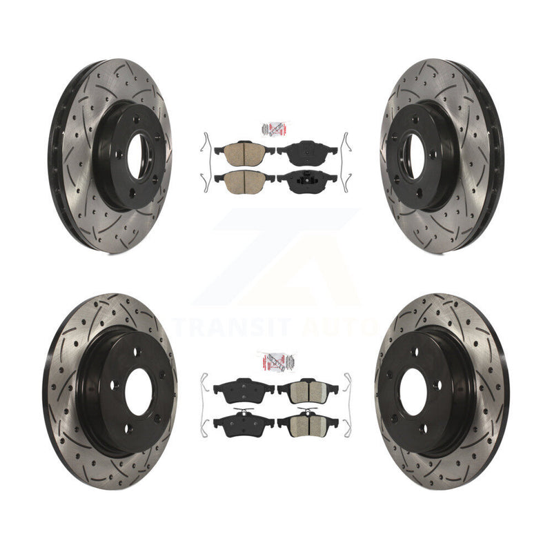 Transit Auto KDA-100939 Disc Brake Kit for 2012-2018 Ford Focus - Front and Rear product image