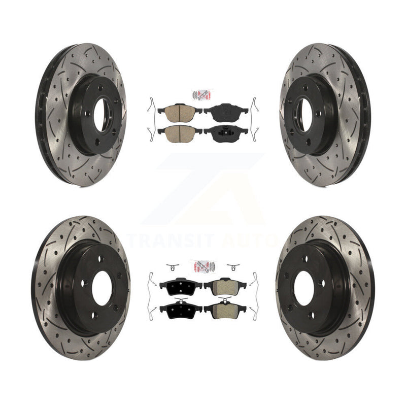 Transit Auto KDA-100940 Disc Brake Kit for 2012-2018 Ford Focus - Front and Rear product image