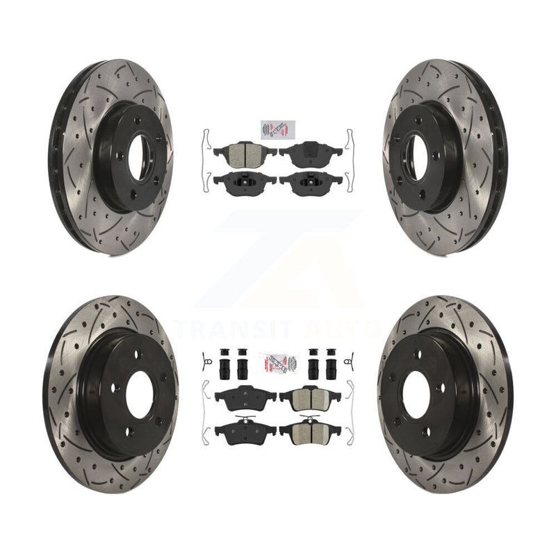 Transit Auto KDA-100941 Disc Brake Kit for 2012-2018 Ford Focus - Front and Rear product image