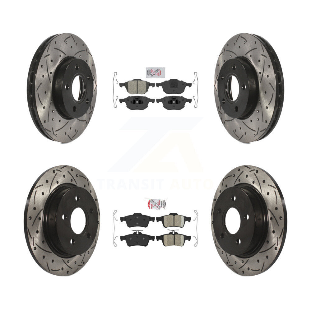 Transit Auto KDA-100942 Disc Brake Kit for 2012-2018 Ford Focus - Front and Rear product image